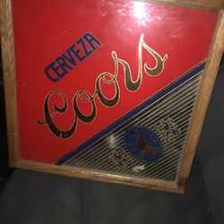 Vintage Original Coors Sign