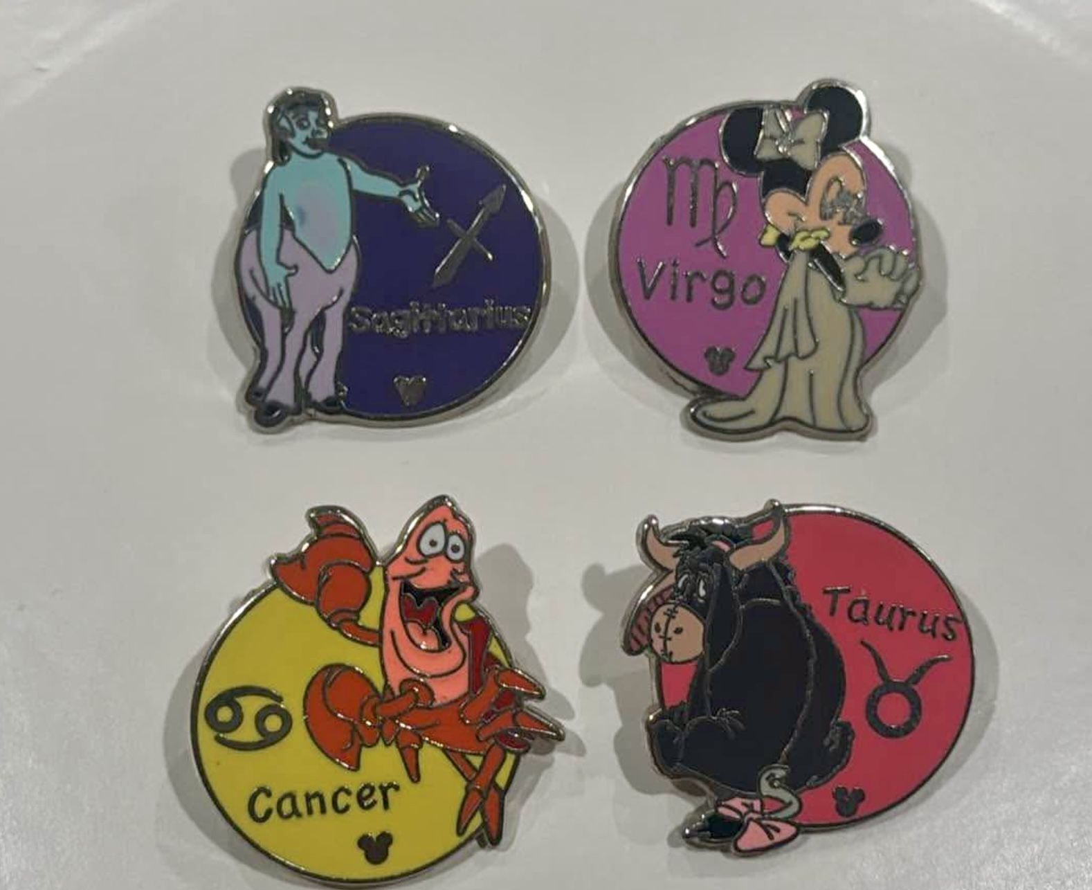 Disney Zodiac Pins