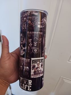 Custom Tumblers Raiders 