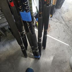 Cañas De Pescar Usadas Pero Buenas Son 11  Todas X$120 Dolares