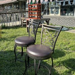 Set Of Swivel Barstools