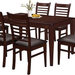 New 5 Or 7 Piece Counter Height Dining Sets.  Black/Grey/Brown.  Free Delivery!