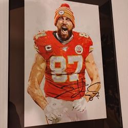 Travis Kelcie 11 inch x 14 inch GLASS NEW 