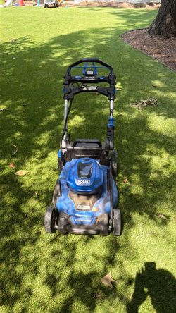 Kobalt Brushless 20” Self-Propelled Electric Mower — 2X 24V Max (48V) — Batteries & Charger Included