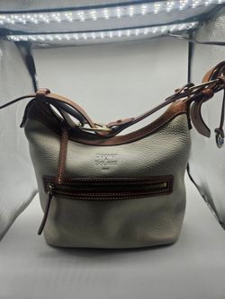 Dooney & Bourke Pebbled Leather Hobo Bag