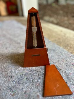 Antique mechanical metronome