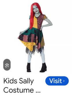 The Nightmare Before Christmas Sally patchwork costume dress
