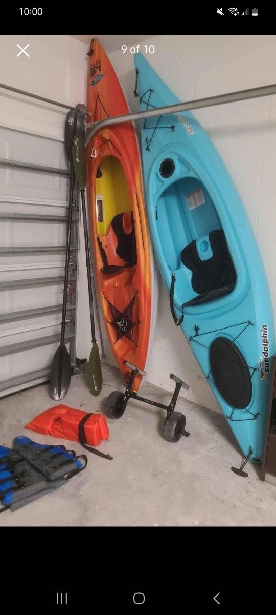 2 Adult Kayaks - Great Condition!