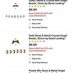 Jewelry Making Angel Beads