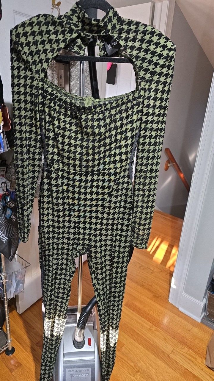 Adidas IVY PARK (Beyonce) Houndstooth Catsuit