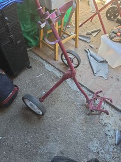 GOLF PUSH CART (2 WHEELS) -$25