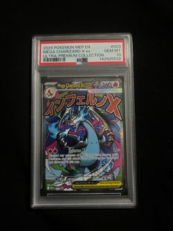 Pokemon “Charizard X Ex UPC” Promo “PSA10”
