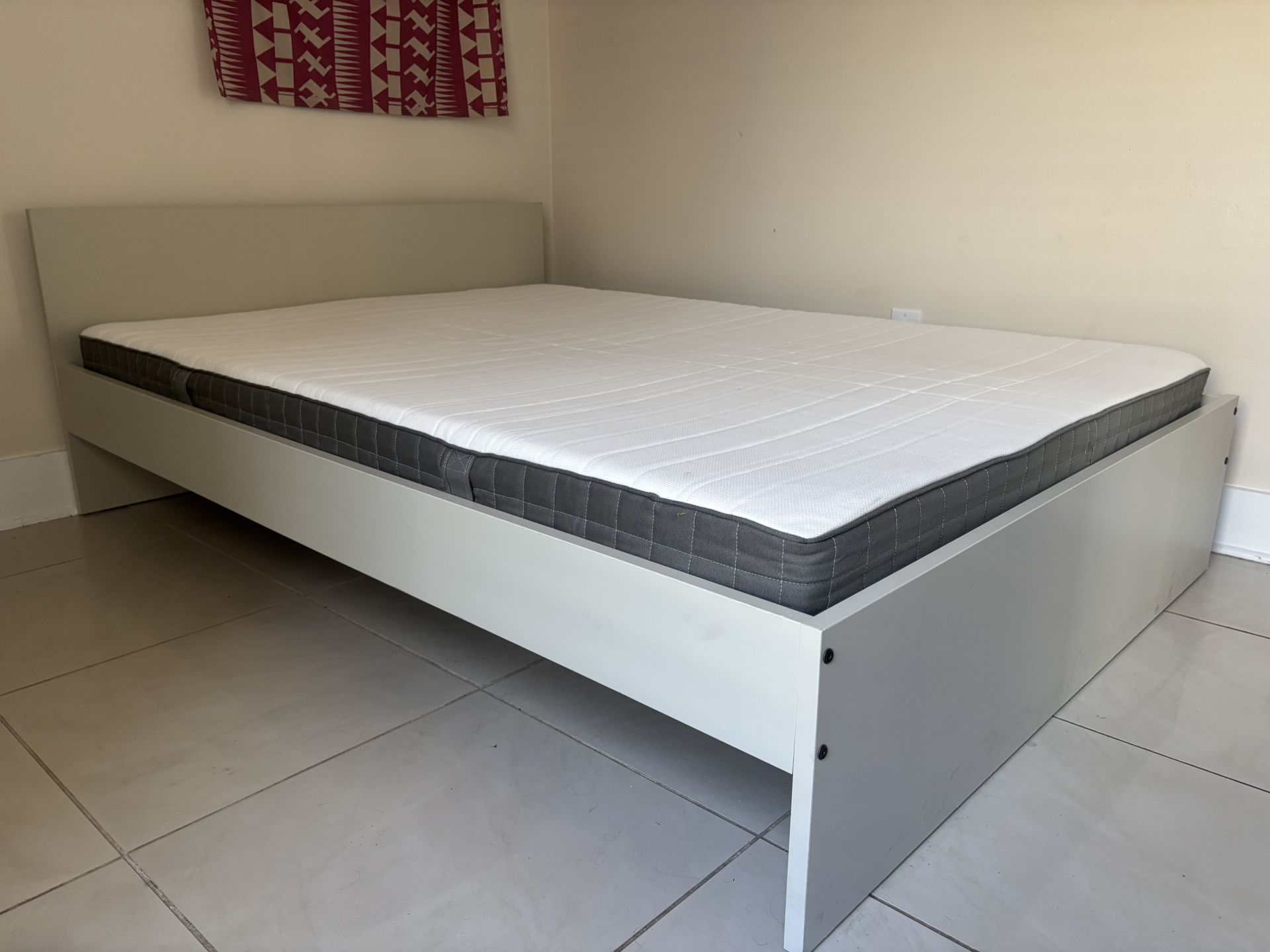 IKEA Bed Frame and Mattress 