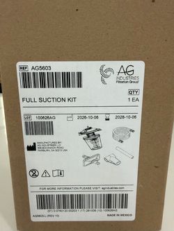 NEW AG Industries AG5606-L (Full Suction Filter Kit