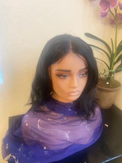 100 % Human hair bob wig