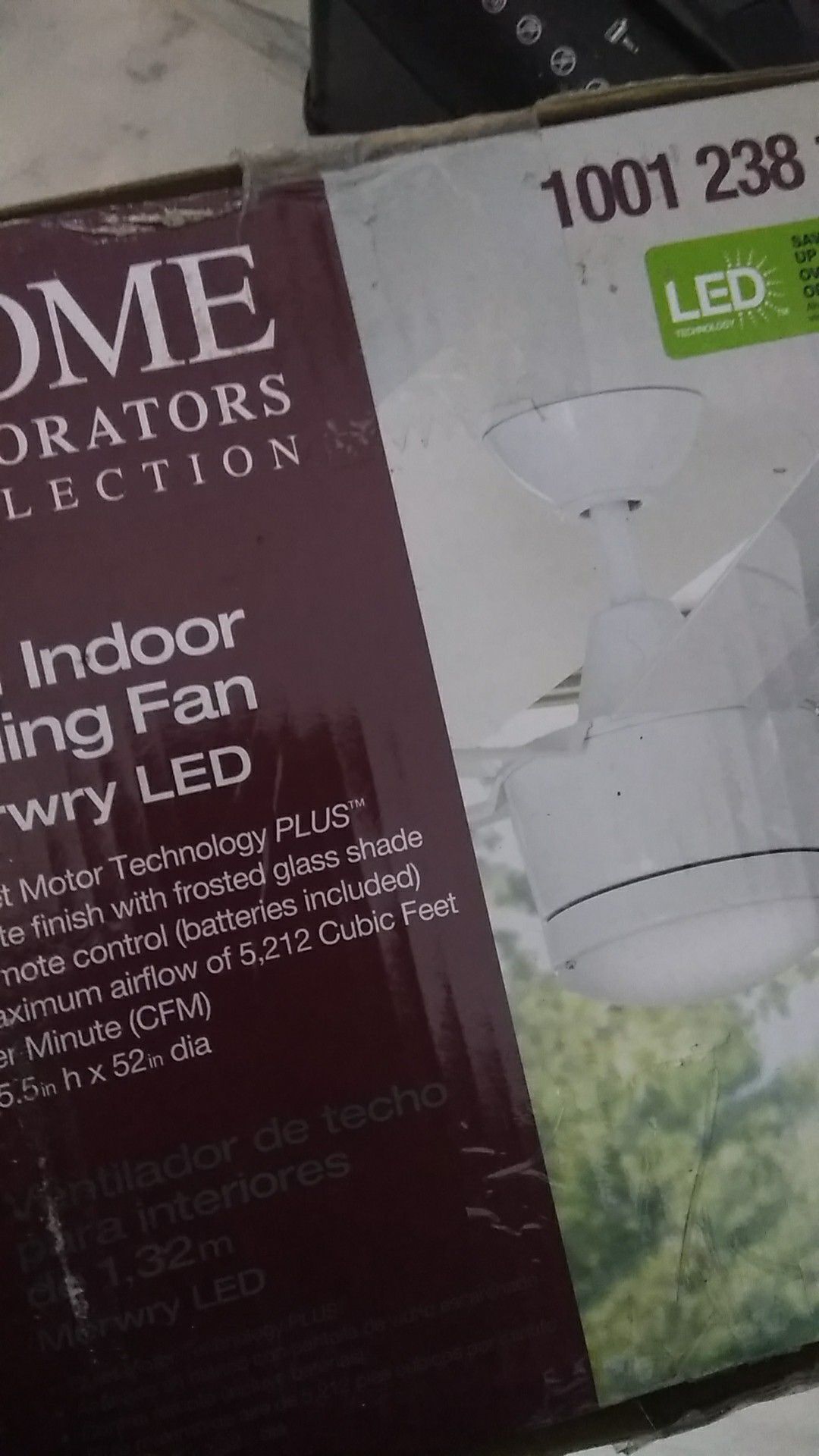 Brand New Indoor ceiling fan