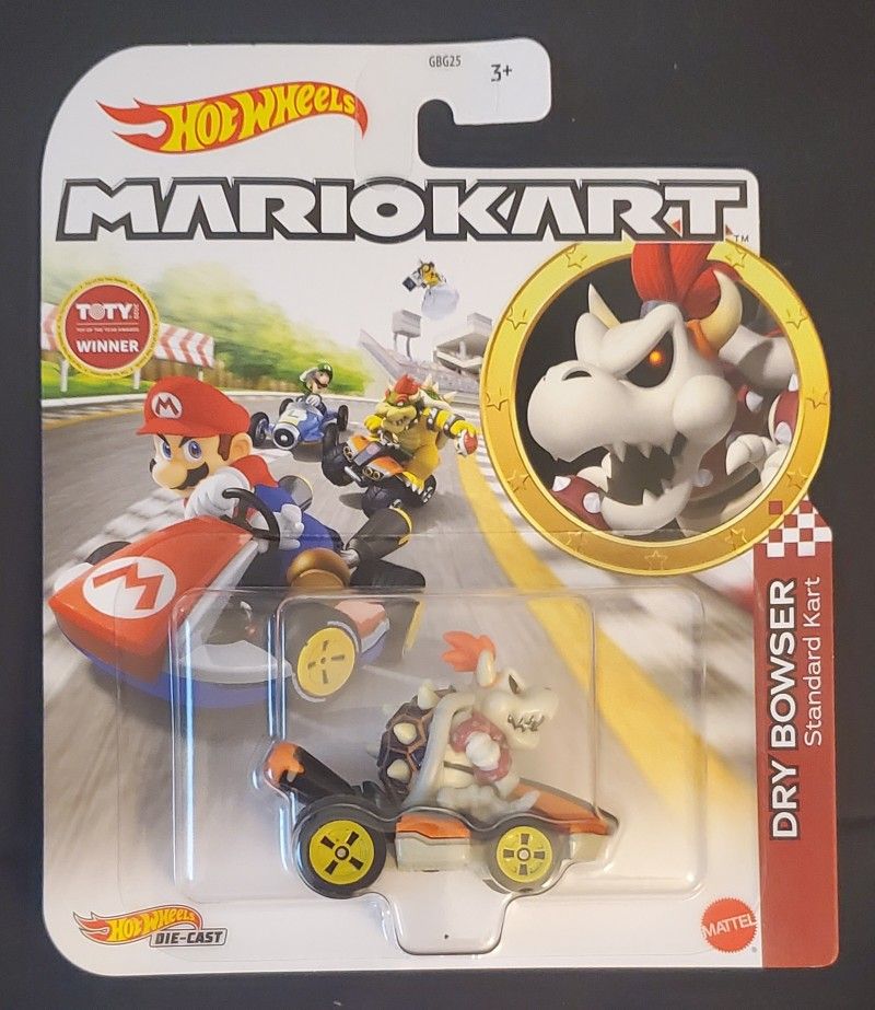 Dry Bowser Hot Wheels Mario Kart
