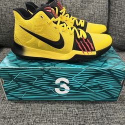 Kyrie 3 Mamba Mentality Bruce Lee - Size 9.5 - Deadstock