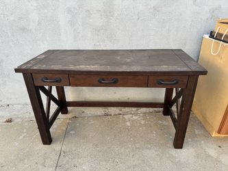Wooden desk