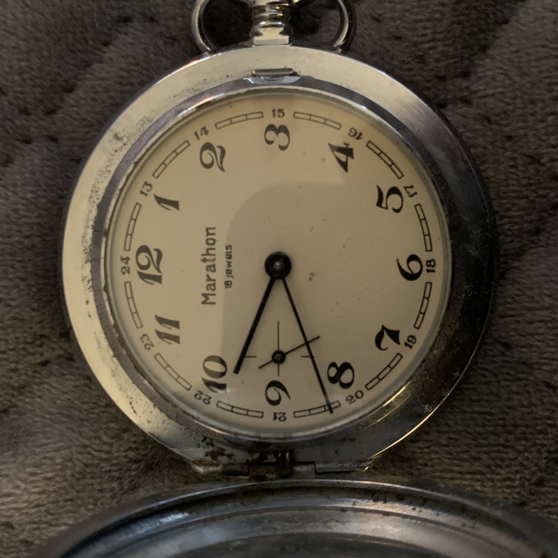 Marathon 18 clearance jewels pocket watch