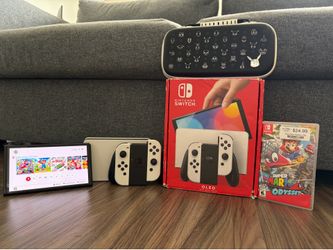 Switch OLED+ 128 micro SD & Mario ODYSSEY $280 OBO