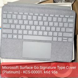 Microsoft Surface Go Signature Type Cover (Platinum) - KCS-00001. k6d 95s