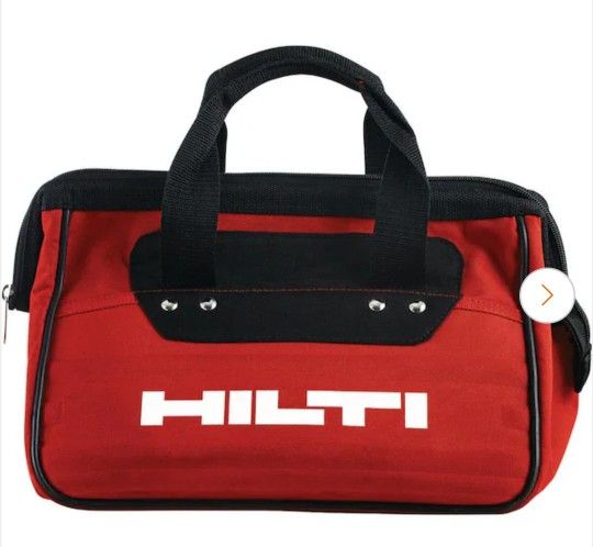 Tool Bag Be the first to ask a question for Hilti 12.6 in. x 7.9 in. x 9.8 in. Durable Sub-Compact Tool Bag