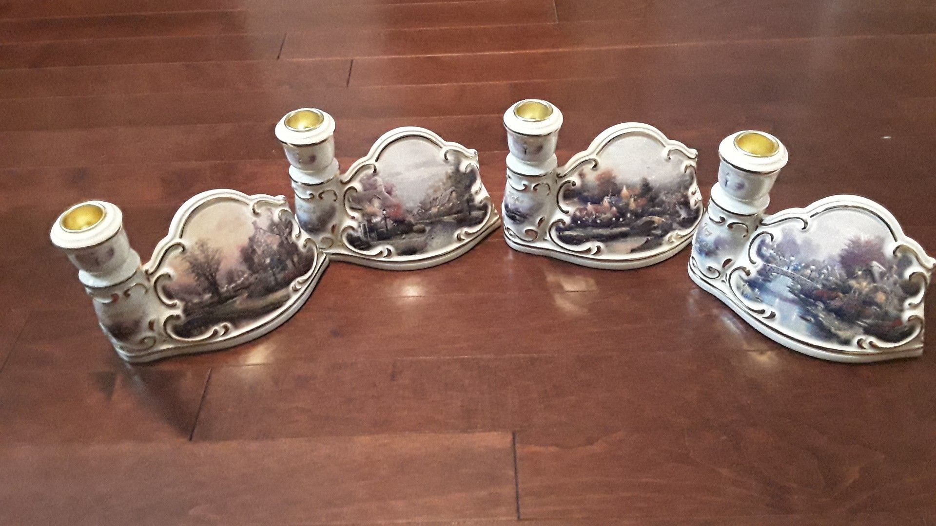 Thomas Kinkade Candle Holders