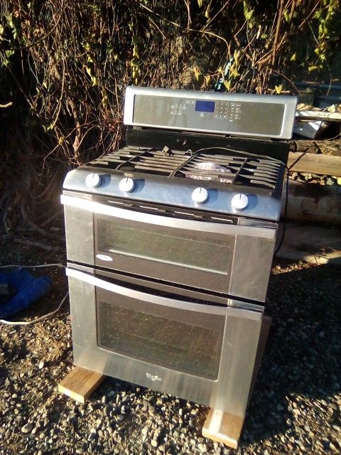 Gas Double Oven & Stove