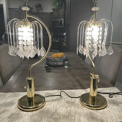 Vintage Pair Lamps 