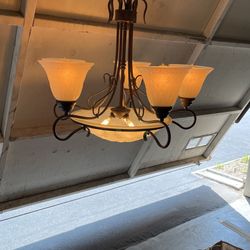 Bronze Chandelier. 
