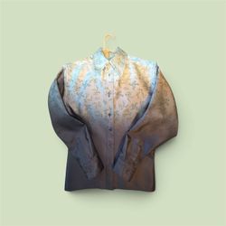 Jil Sander Luxury Floral Gradient Shirt Jacket - Size Medium 38