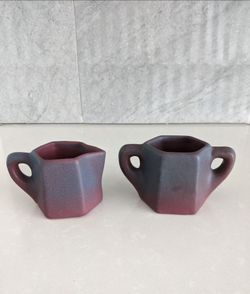 Vintage Van Briggle Creamer & Sugar Set