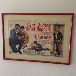 Framed Charade movie poster