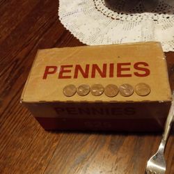 A Whole Box Of Copper Pennies