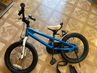 RoyalBaby Freestyle Kids Bike 16 Inch with Training Wheels, with Kickstand, Bicycle for Ages 3-10 Years Boys Girls