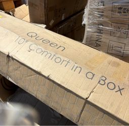 10 inch queen mattress Medium Firm Memory Foam Hybrid Mattress new in box