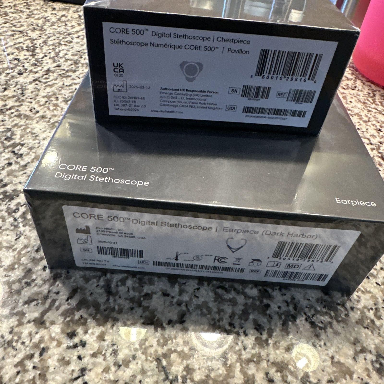 FIGS Eko CORE 500 Digital Stethoscope - Dark Harbor - Brand New Sealed
