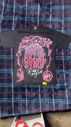 Lost Hills X Awful lot of cough syrup graphic size small tshirt