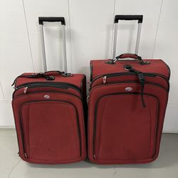 Set of 2 American Tourister Matching Suitcases Luggage