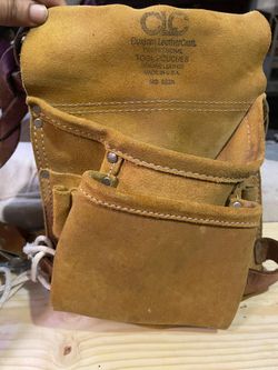 Custom Leather Crafts Pocket Nail & Tool Bag