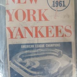 Scorecard  1961 Yankees