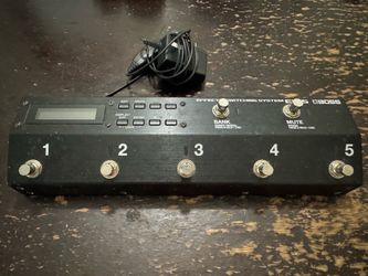 Boss ES-5 Effects Switching System Digital Guitar Pedal &Power Adapter