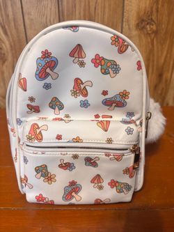 Like Dreams Mushroom Floral Mini Backpack