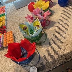Canastas De Easter Docena De Cascarones 5 Dólar 