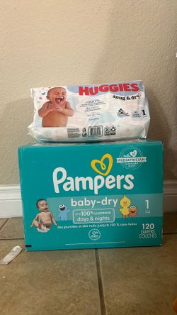 Pampers diapers size 1 OBO