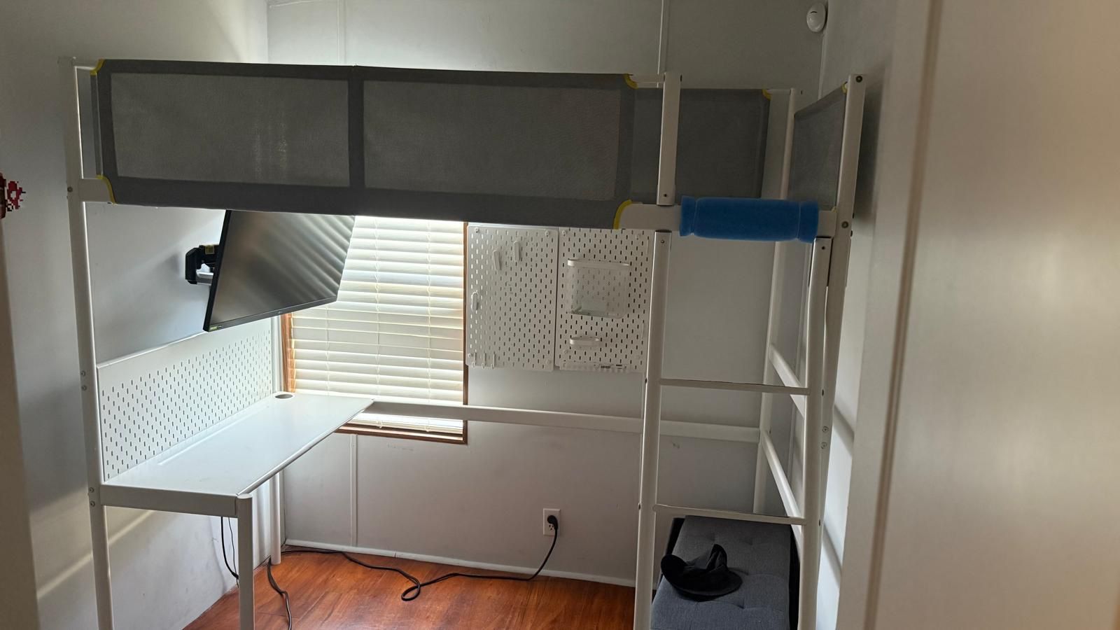 Bed And Desk Together