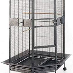 Extra Large Corner Bird Flight Rolling Cage 