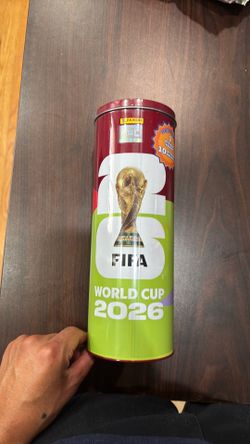 Panini 2026 World Cup sticker collectors tin