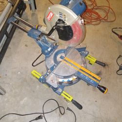 Compound Miter Saw Laser, Robi With Table. Trade?